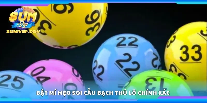 Bật mí mẹo soi cầu bạch thủ lô chính xác